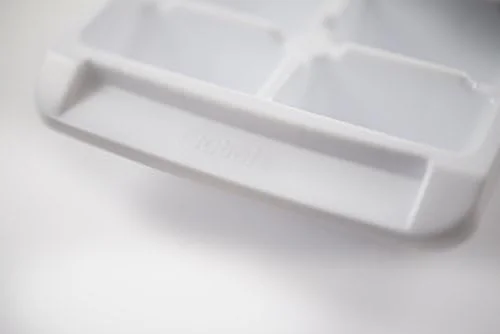Kitch Ice Tray Easy Release White Ice Cube Trays - 16 Cube (Pack of 2) (2867-WHT-2)