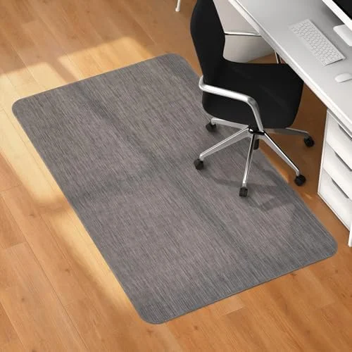 Blvornl Office Chair Mat for Hardwood Floor, 36" x 48" Desk Computer Chair Mat for Hard Wood and Tile Floor, Large Anti-Slip Hard Floor Protector