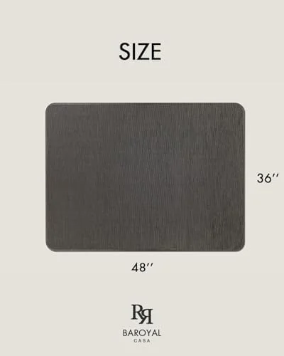 Office Chair Mat for Hardwood Floor Under Desk Computer Rolling Chair Mat for Wood/Tile Floor Non-Slip Heavy Duty Desk Rug PVC Plastic Hard Floor