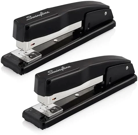 Swingline Commercial Stapler - 20 Sheet Capacity, Jam Free, Metal, 2 Pack, Black (44401AZ)