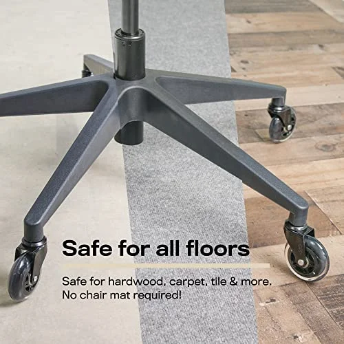 The Office Oasis Original Rollerblade Office Chair Wheels (As Seen On PBS) - Incredibly Smooth & Quiet Casters - Safe for Hardwood Floors & Carpet