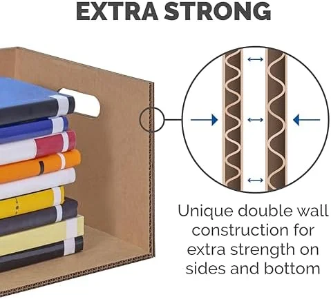 Bankers Box Classic Moving Box 12 Pack Kit - Reinforced Handles, Tape-Free Assembly, Box with Lid, 8 Small and 4 Medium Boxes (7716401)