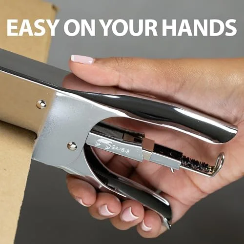 Officemate Classic Plier Stapler Bundle with 10, 000 Staples, Metal, Silver (97768)